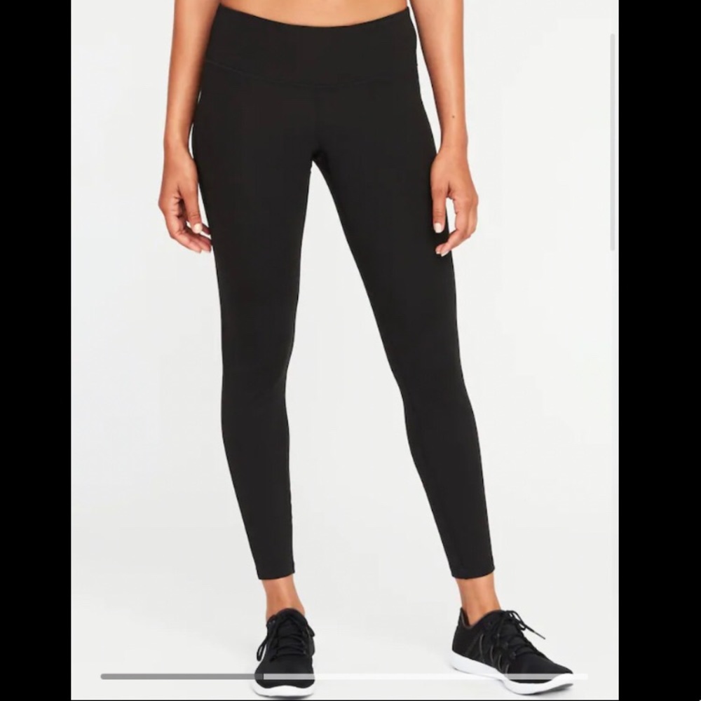 old navy compression yoga pants leggings 7/8